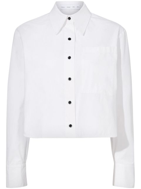 Proenza Schouler White Label Alma button-up cotton shirt 