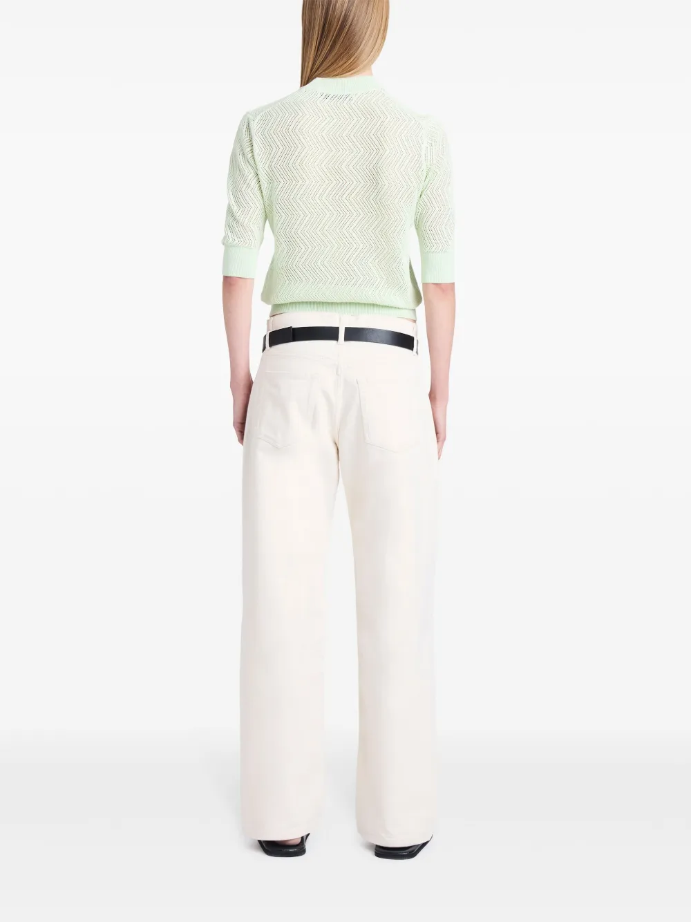 Proenza Schouler White Label Katoenen top Groen