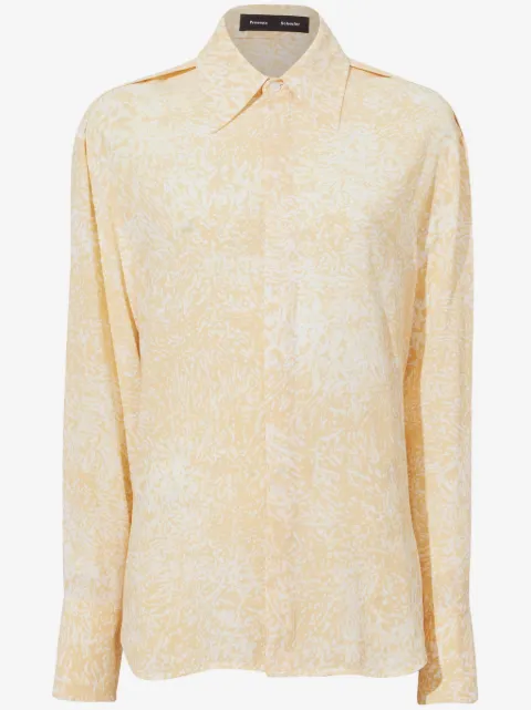 Proenza Schouler Norman abstract-pattern shirt