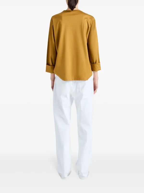 Proenza Schouler Olson Tシャツ Proenza Schouler Olson T-Shirt in Eco Cotton Jersey - Black
