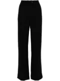 TOTEME pressed-crease straight trousers - Black