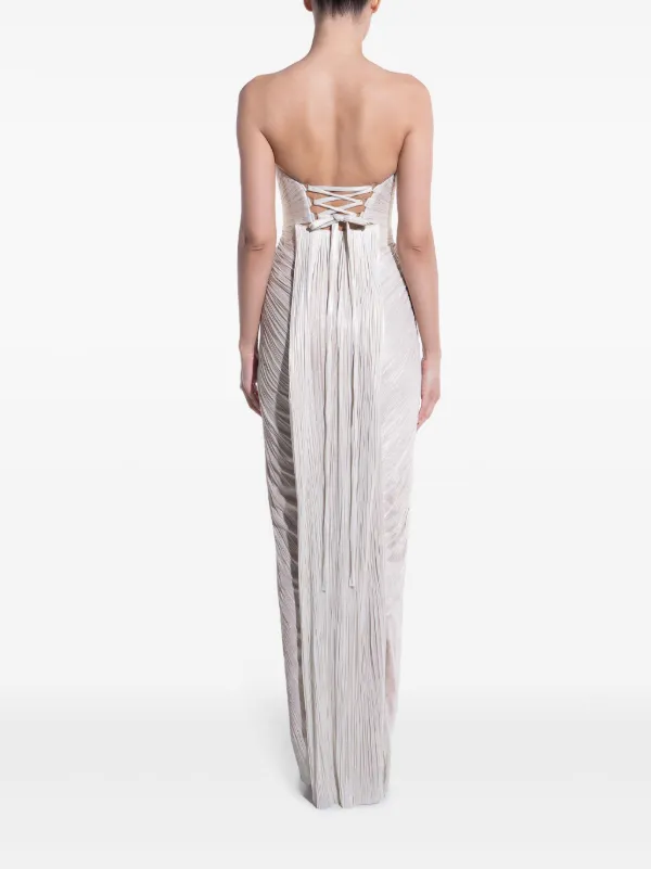 新品　ドレスM LUCIA Maria Lucia Hohan ストラップレス ドレス | ホワイト | FARFETCH JP