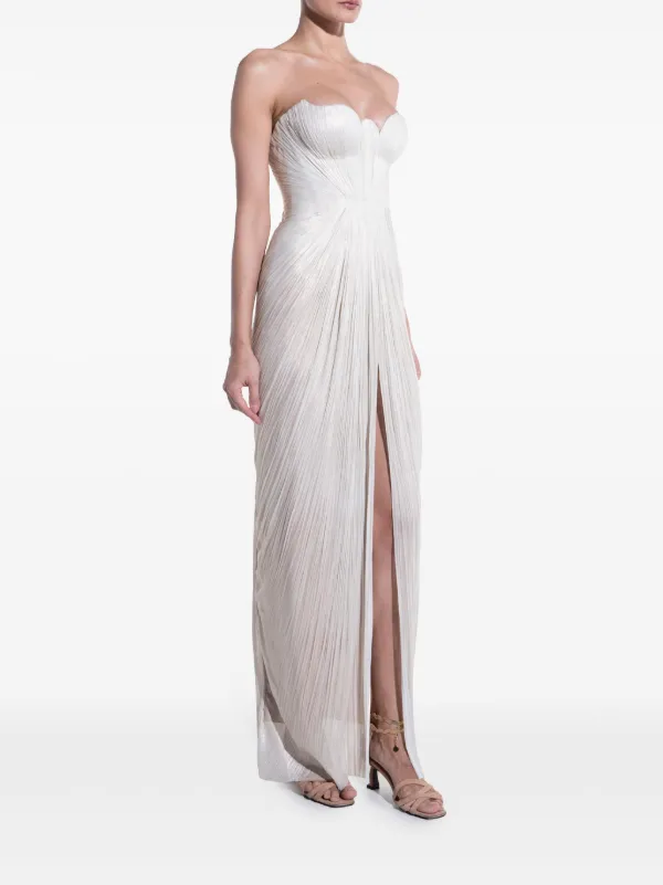 新品　ドレスM LUCIA Maria Lucia Hohan ストラップレス ドレス | ホワイト | FARFETCH JP