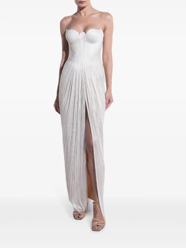 新品　ドレスM LUCIA Maria Lucia Hohan ストラップレス ドレス | ホワイト | FARFETCH JP