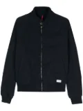Fay logo-patch ripstop jacket - Blue