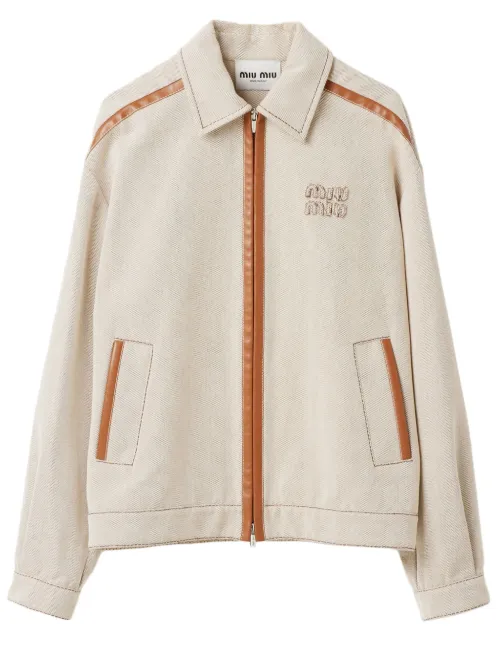 Veste à motif en jacquard - Miu Miu - Modalova