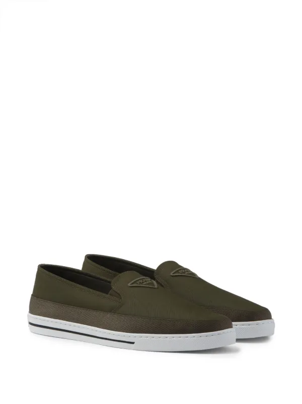 Prada outlets Suede Slip-On Sneakers