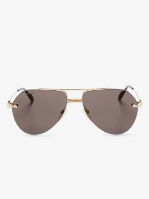 Cartier Eyewear pilot-frame sunglasses