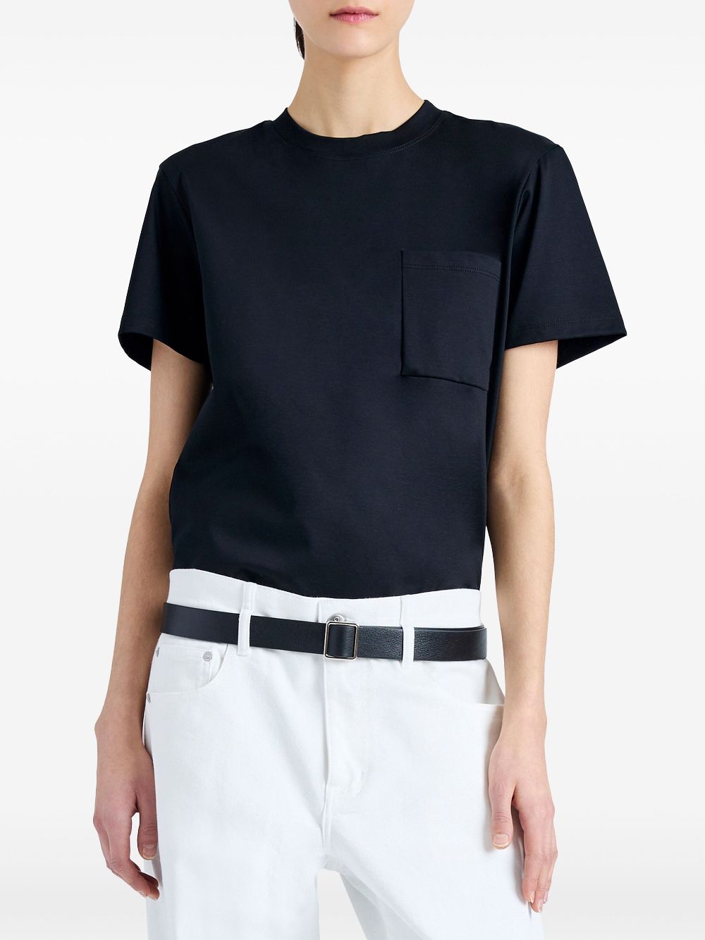 Proenza Schouler black eco-cotton Kira t-shirt Women