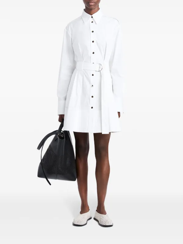 オールインワン・サロペット Proenza Schouler Printed Long Sleeve Shirtdress Women's Proenza Schouler Dresses | Nordstrom