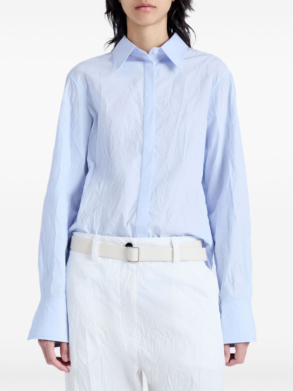 Proenza Schouler crinkled cotton Allen shirt Women