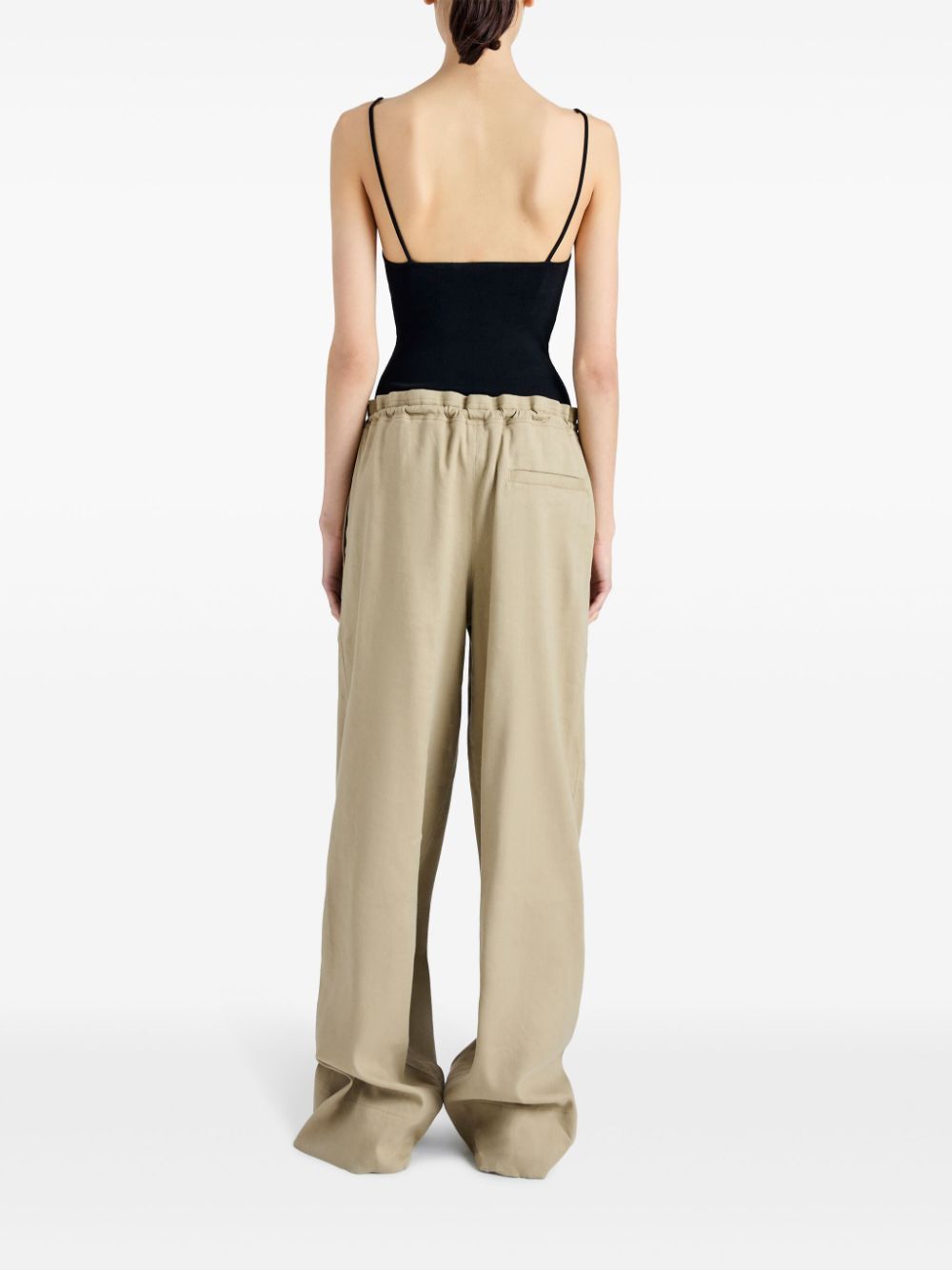 Proenza Schouler Jade Linen Stretch Trousers Women