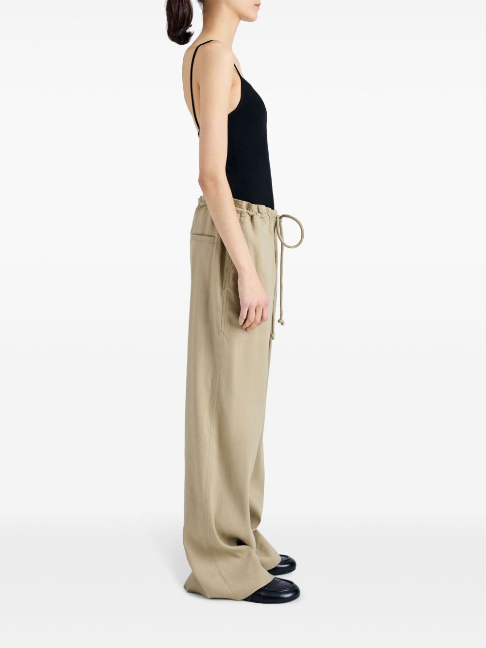 Proenza Schouler Jade Linen Stretch Trousers Women