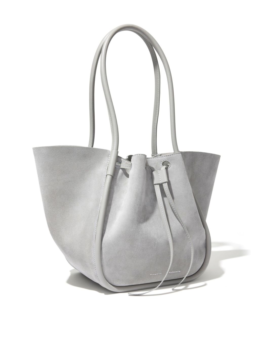 Shop Proenza Schouler Large Ruched Tote Bag In Grey