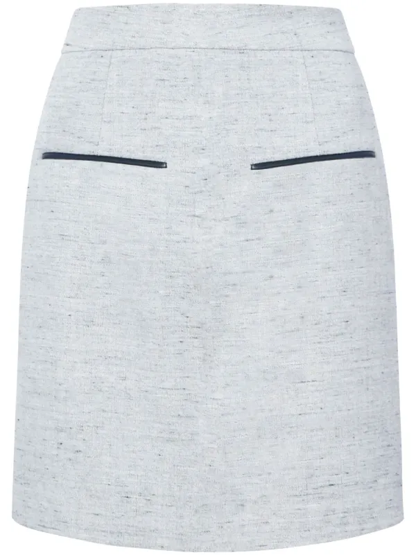 Proenza Schouler Judith Mélange-effect Skirt in Grey