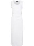 Proenza Schouler scoop neck organic cotton dress - White