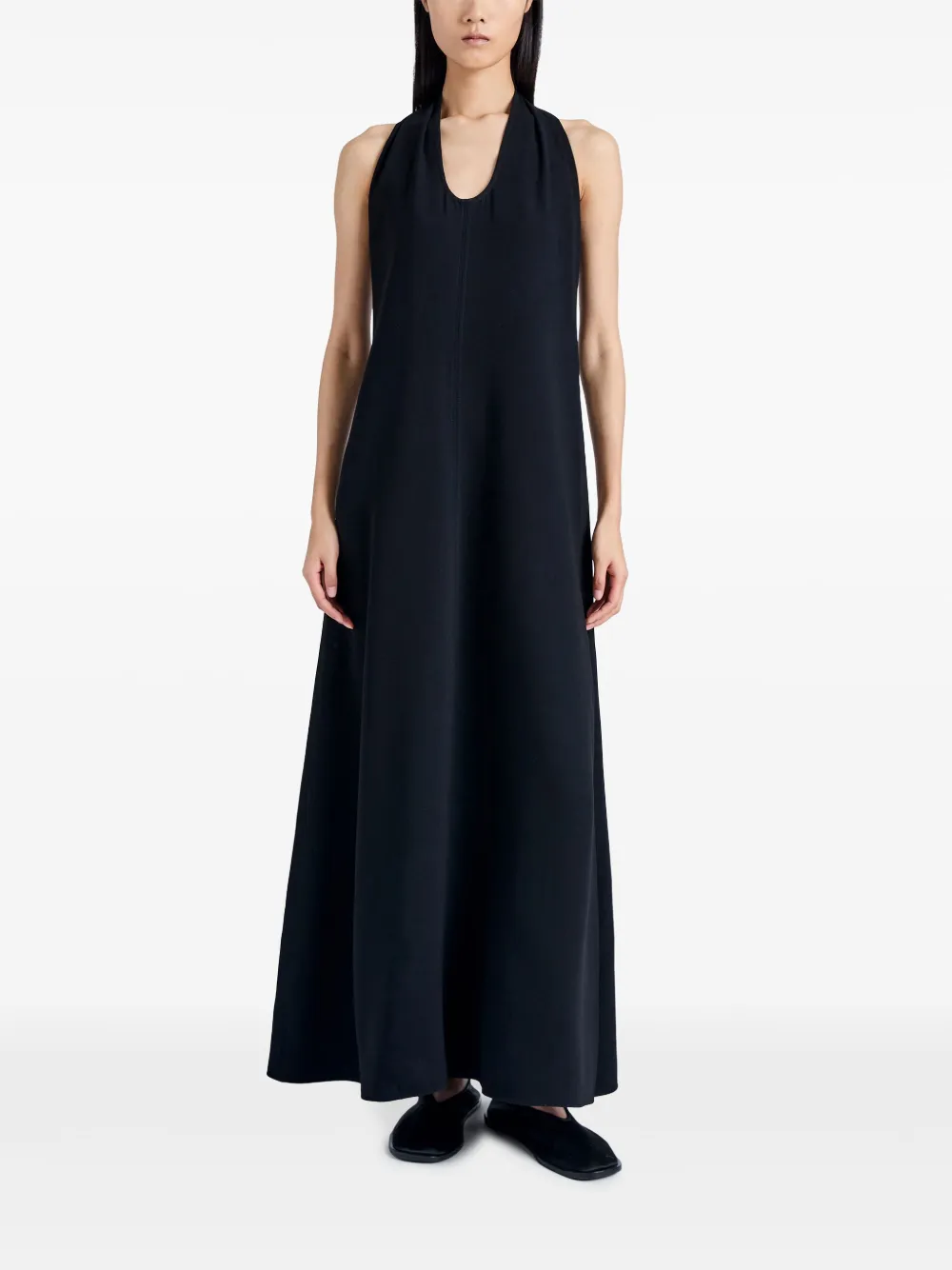 Proenza Schouler Ember maxi halterjurk - Zwart