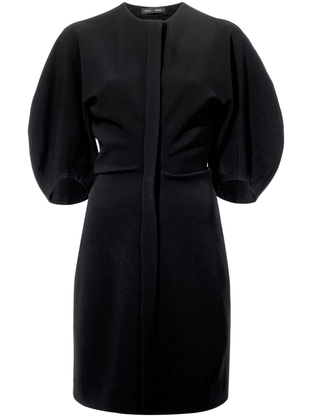 Proenza Schouler Mini-jurk met pofmouwen Zwart