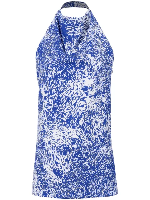 Proenza Schouler Theda abstract-pattern top 