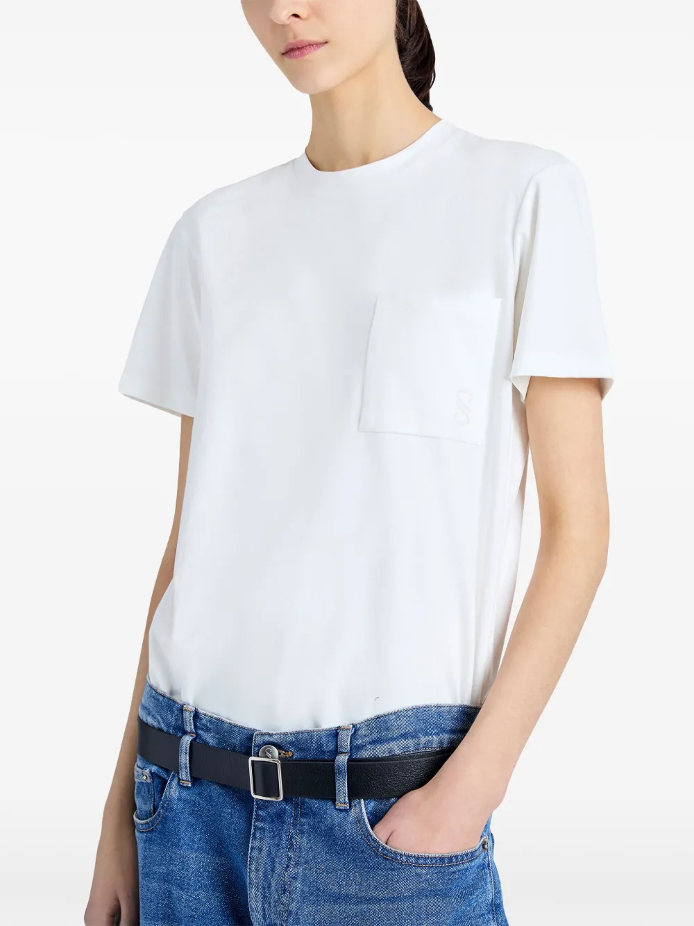Affordable Proenza Schouler logo-print organic cotton T-shirt Women
