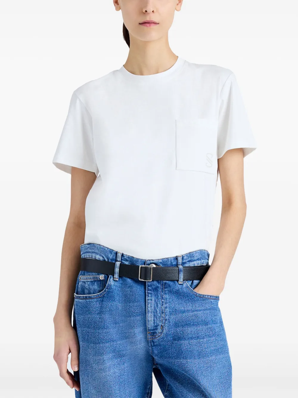 Affordable Proenza Schouler logo-print organic cotton T-shirt Women