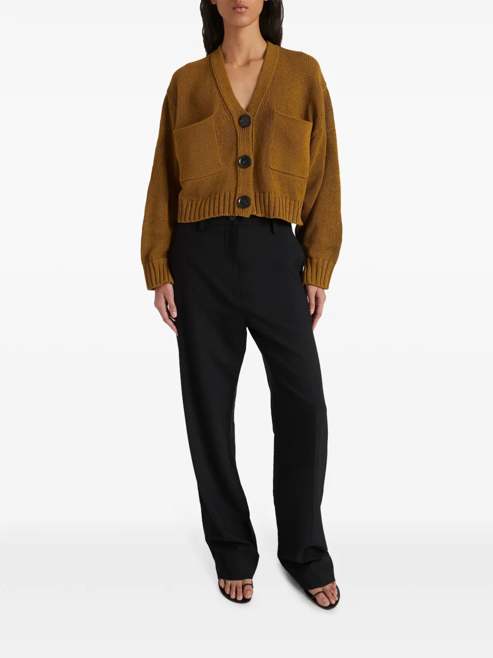 Proenza Schouler Cropped vest Bruin