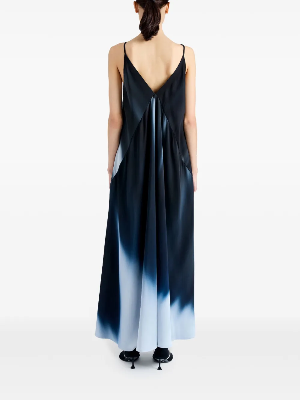 Proenza Schouler Maxi-jurk met kleurverloop Blauw