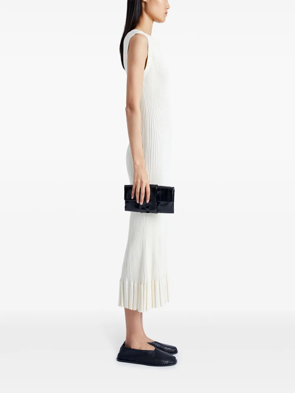 Proenza Schouler Flip schoudertas met slot Zwart