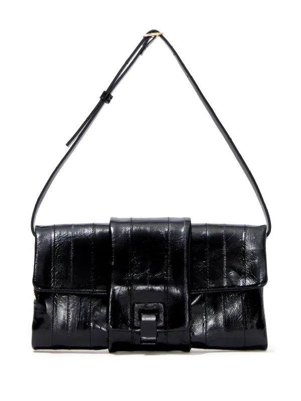 【美品】proenza schouler ボーリングバッグ　黒　本革　南京錠 Proenza Schouler Bond Bag, Black – Kick Pleat