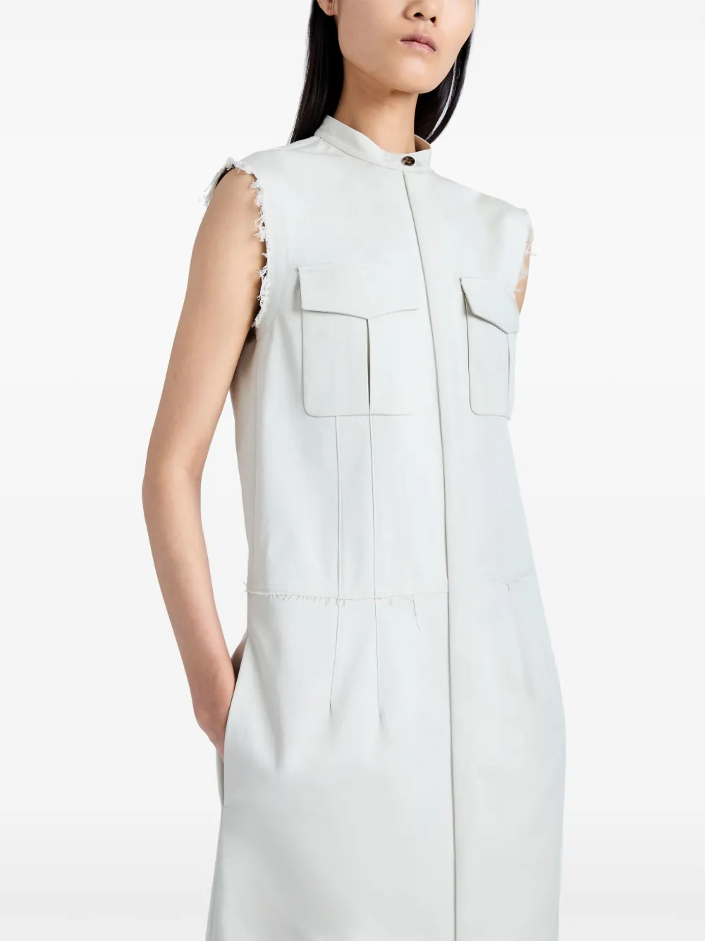 Cheap Proenza Schouler Erica band-collar cotton dress Women