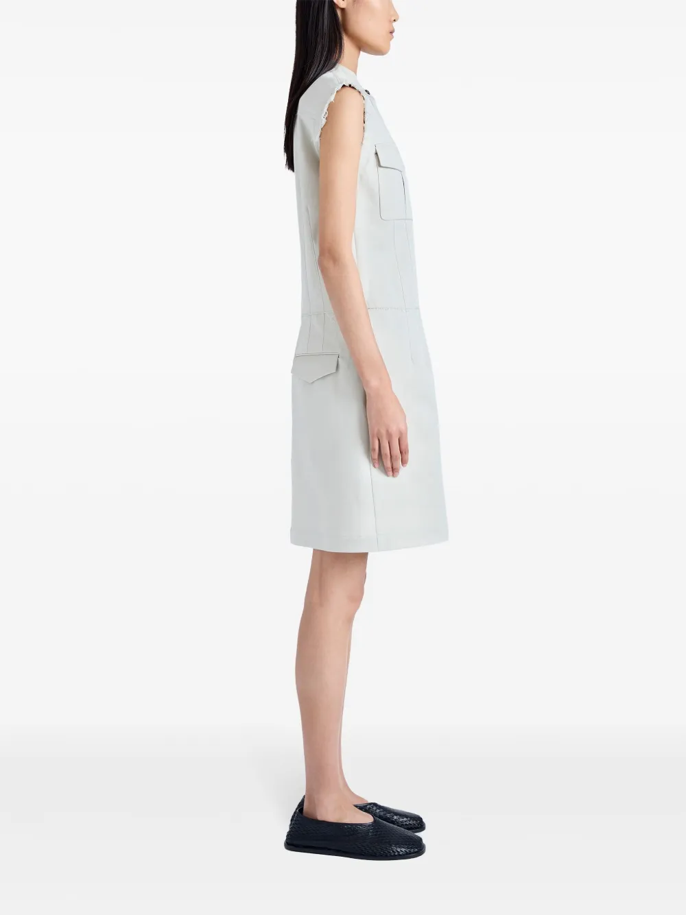 Cheap Proenza Schouler Erica band-collar cotton dress Women