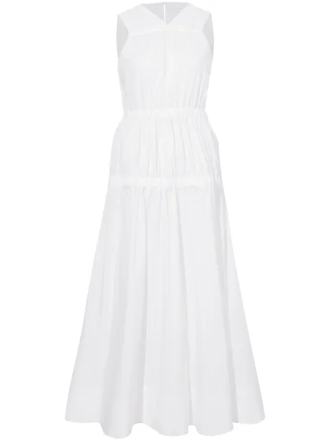 Proenza Schouler White Label Libby ruched-detail cotton dress