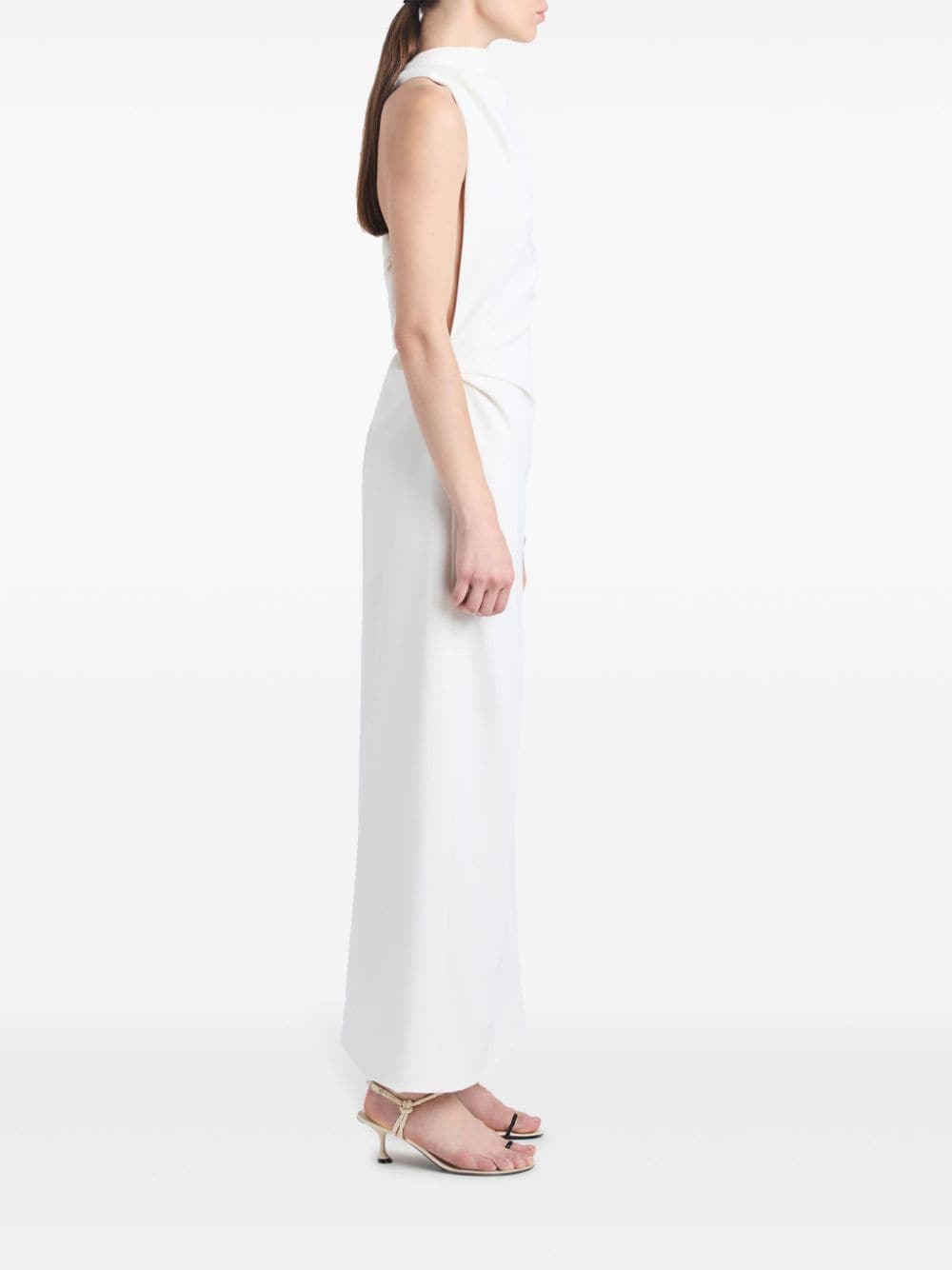 Shop Proenza Schouler Twist-strap Maxi Dress In White
