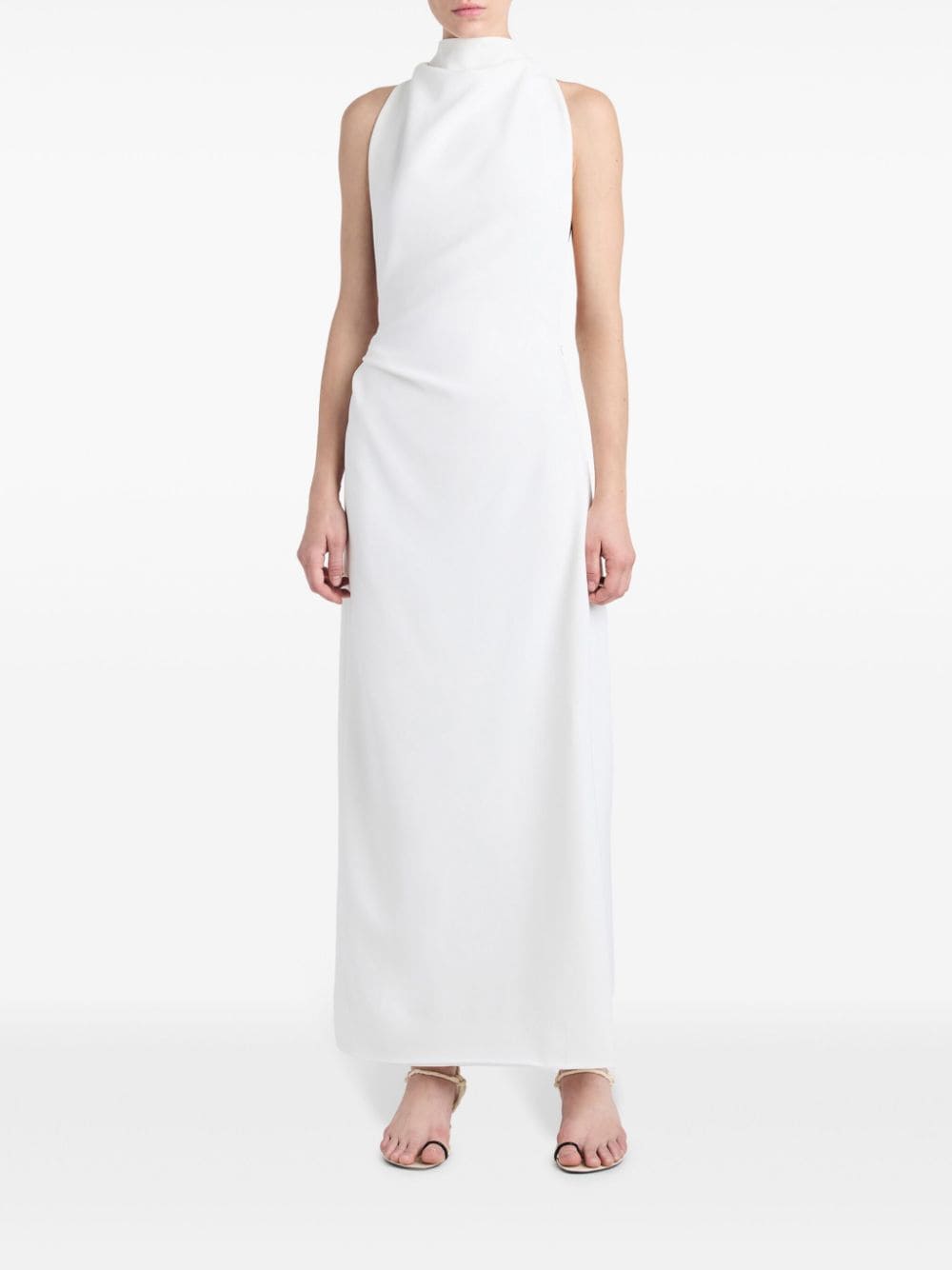 Proenza Schouler Maxi-jurk met gedraaid bandje Wit