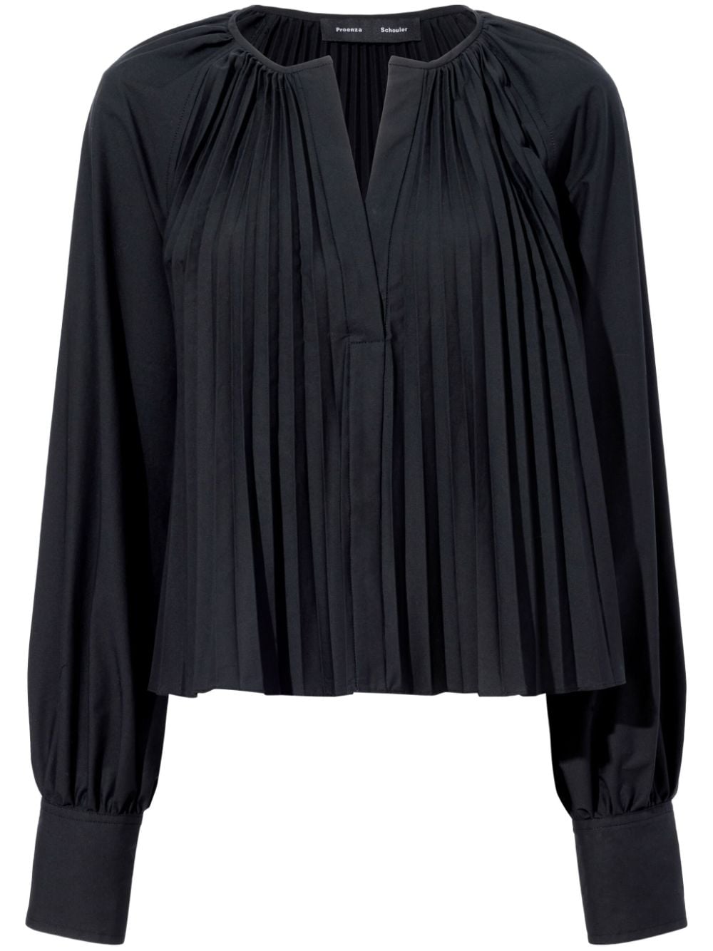 Monica pleat-detailing blouse