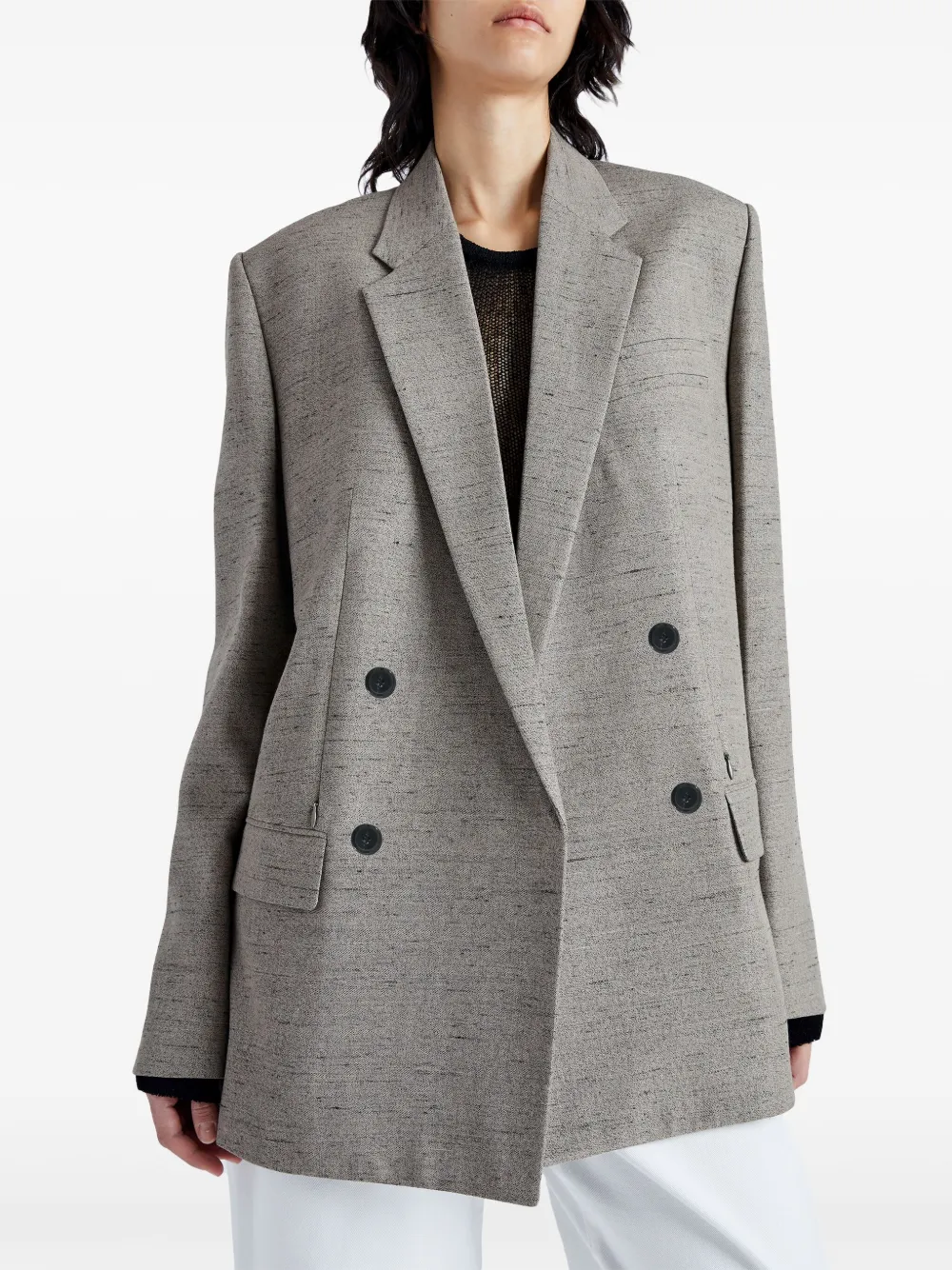 Proenza Schouler Blazer met mélange-effect Grijs