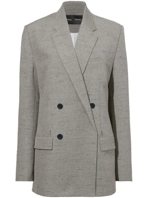 Blazer Hadley à design chiné - Proenza Schouler - Modalova