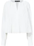 Proenza Schouler Monica pleat-detailing blouse - White