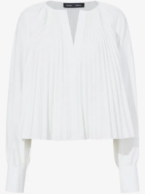 Proenza Schouler Monica pleat-detailing blouse 