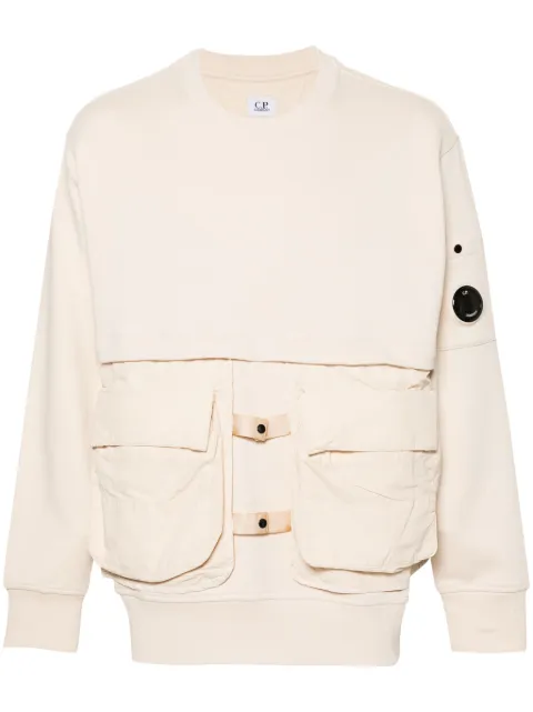 C.P. Company Lens-detail detachable-panels sweatshirt