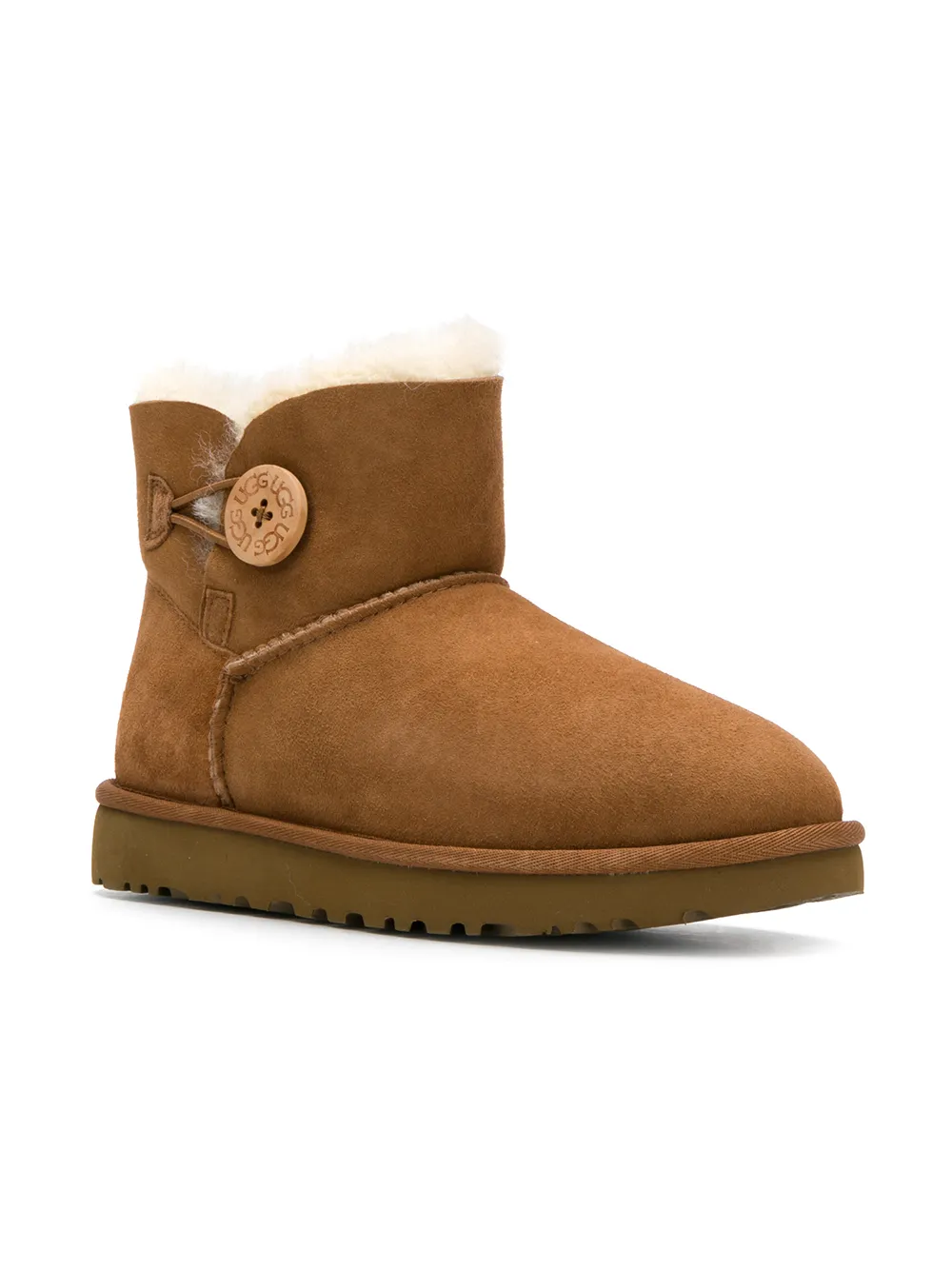 Ugg Australia Boots Beige In Chestnut