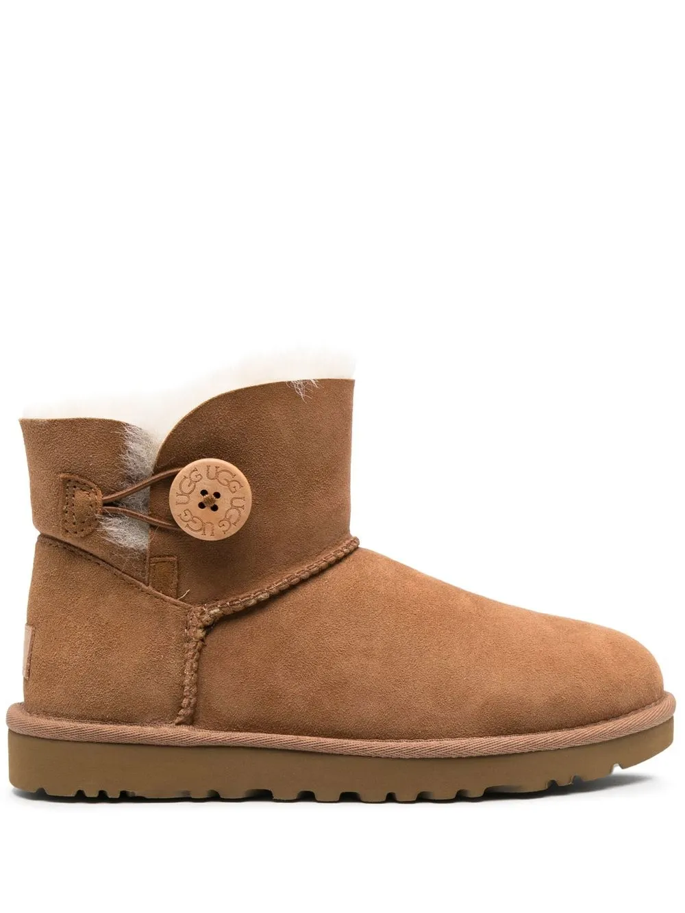 Ugg Australia Boots Beige In Chestnut