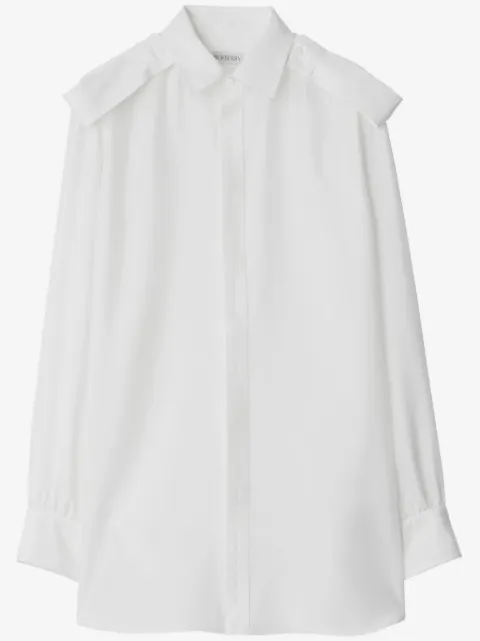 Burberry long-sleeve silk shirt