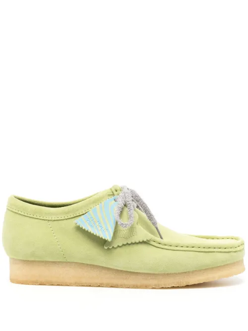 Chaussures bateau Wallabee en daim - Clarks - Modalova