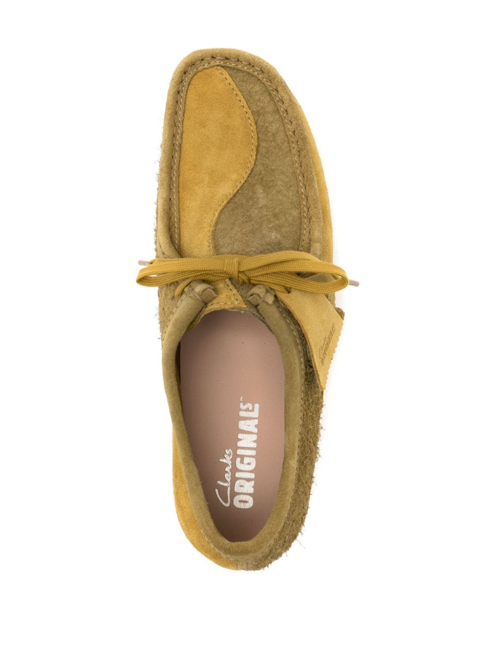 Shop Clarks Wallabee Olive Combination In Green