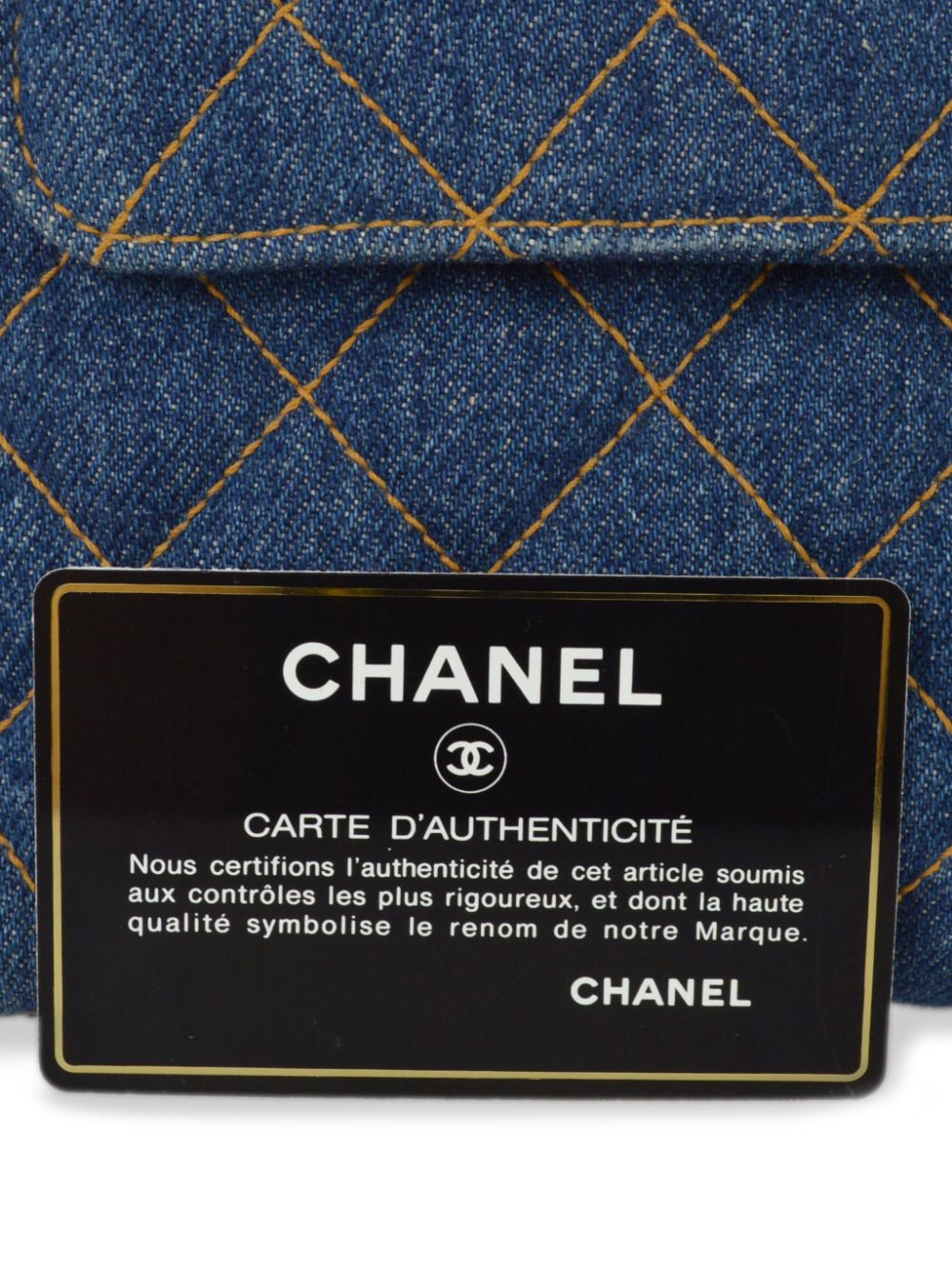 CHANEL 1997 Kelly 25 denim tote bag Women