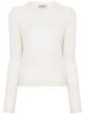 Prada crew-neck cashmere jumper - White