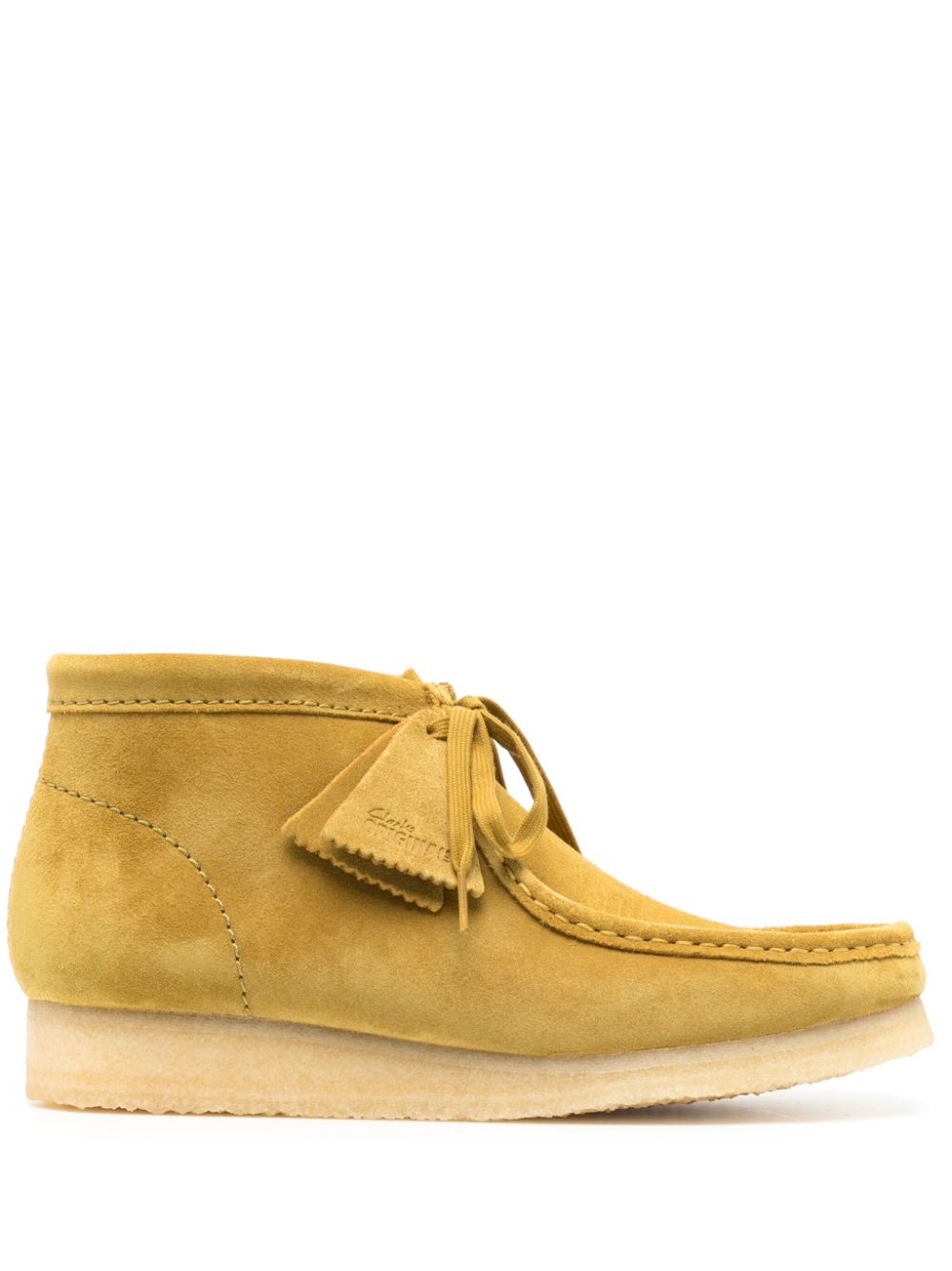 CLARKS WALLABEE SUEDE BOOTS