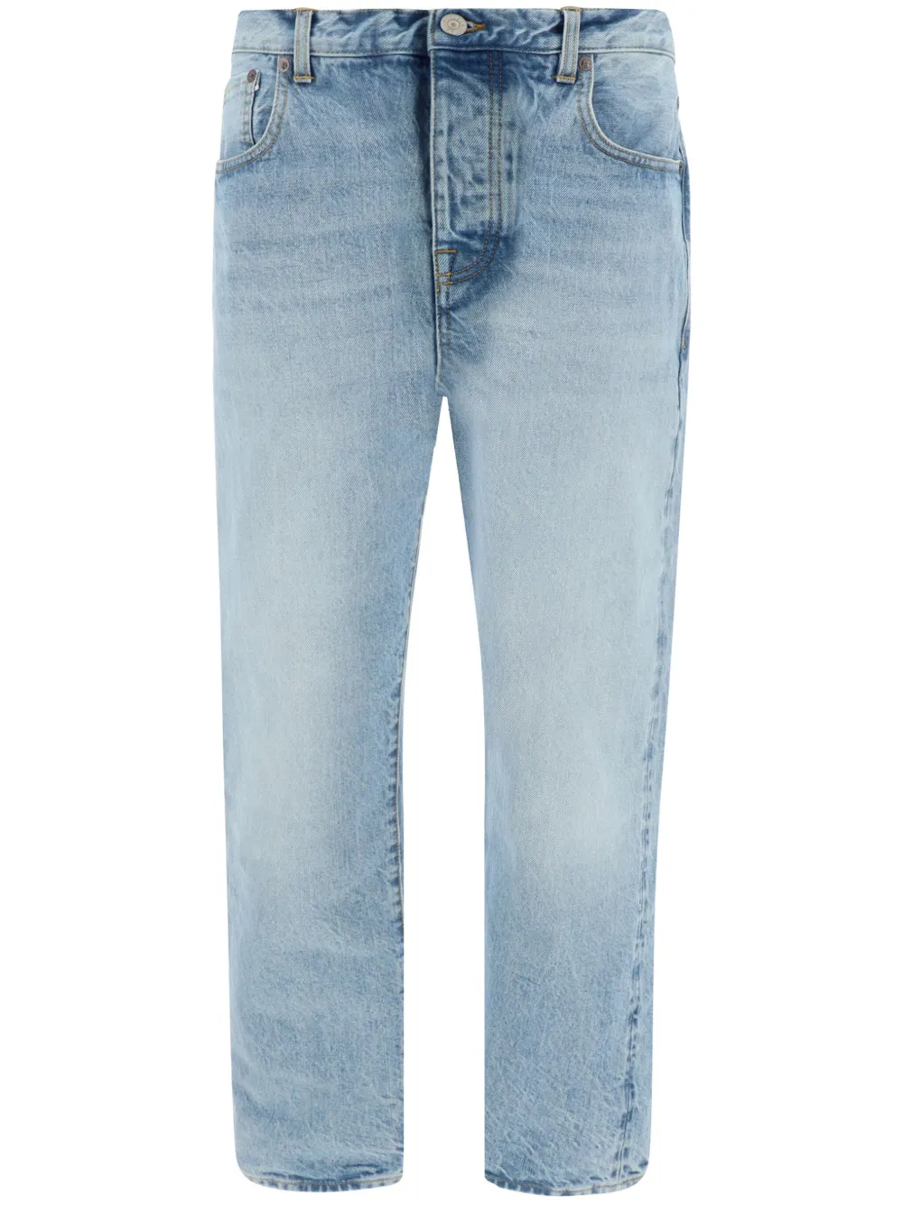 Fortela Straight jeans met vijf zakken Blauw