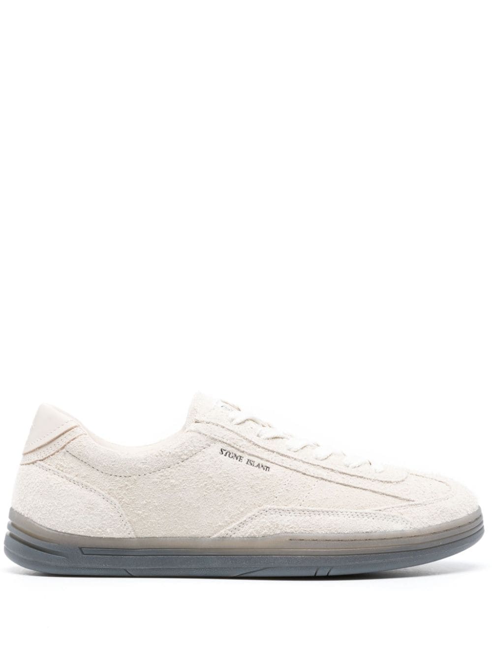 Shop Stone Island Rock Suede Sneakers In Neutrals